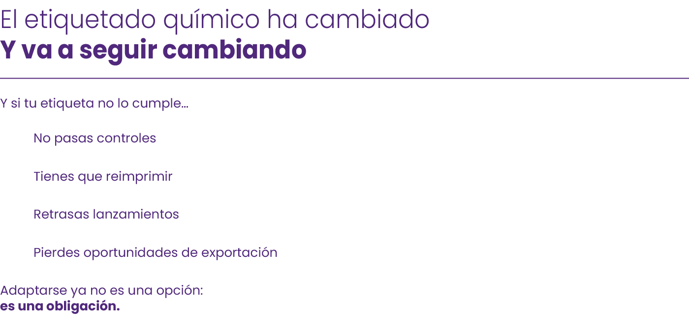 El etiquetado qu mico ha cambiado Y va a seguir cambiando Y si tu etiqueta no lo cumple… No pasas controles Tienes qu...