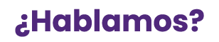 ¿Hablamos?